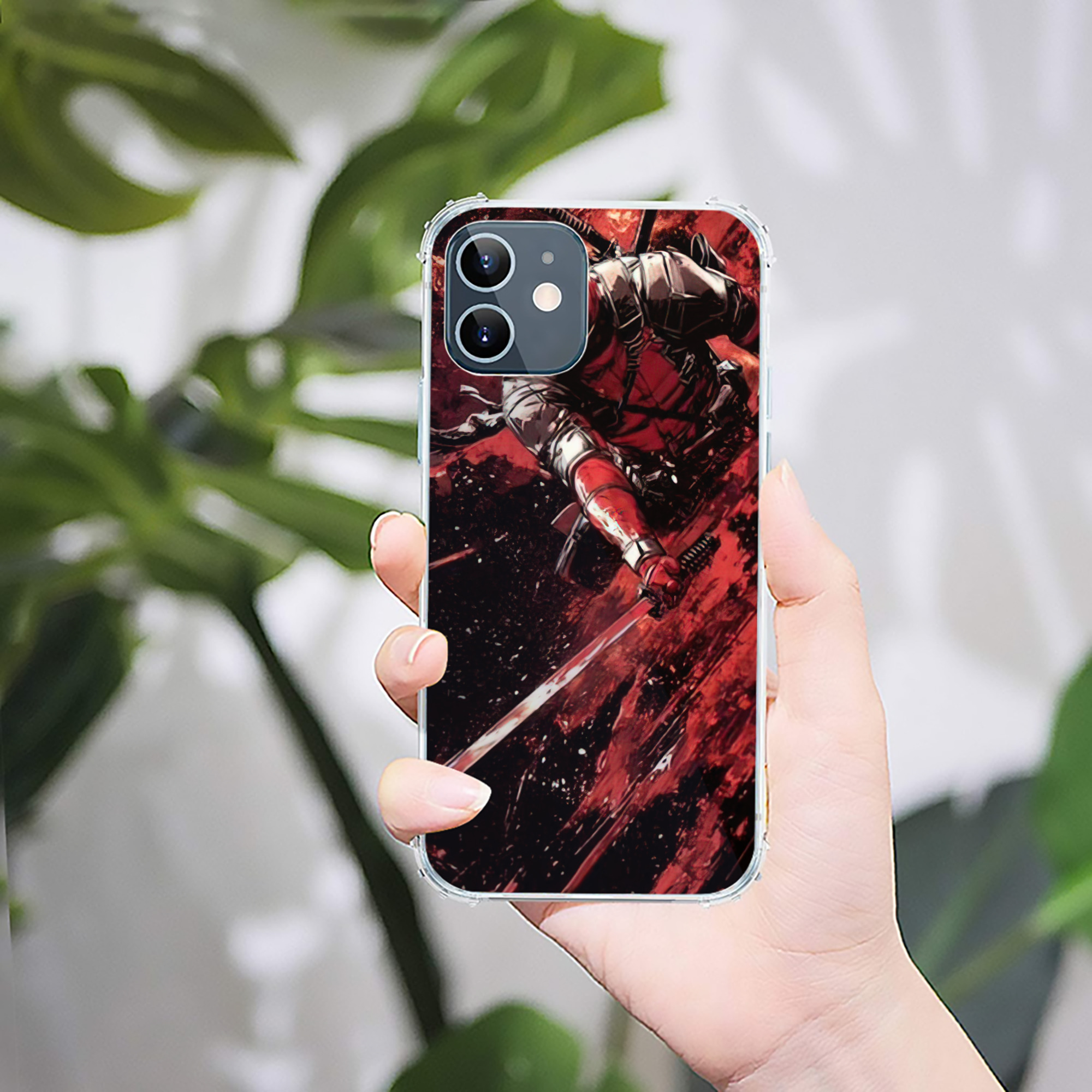 （画像用） Deadpool デッドプール 【iPhone 12シリーズ対応】透明スマホケース（クリアソフトケース）